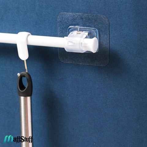 Suporturi Pentru Sustinere Bara de Agatare Fara Gaurire suporturi autoadezive pentru bara de perdea carlige autoadezive pentru suport pentru bara Suporturi Pentru Sustinere Bara de Agatare perdea [10]