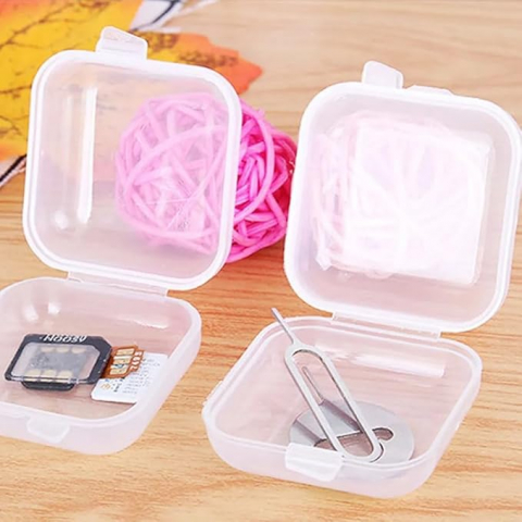 Set 20 Cutii Organizatoare Bijuterii – PVC Transparent, Inele, Cercei, Pandantive, Brățări [20]