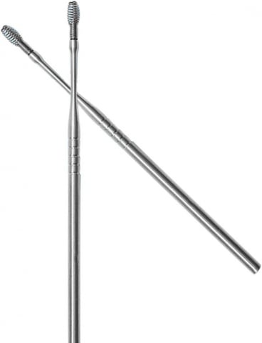 Set 2x Instrumente Metalice Curățare Urechi – Cu Arc Reutilizabil [11]