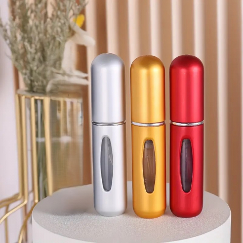 Activități Recreative - Drumeții - Set 3 x Sticluțe Pulverizatoare pentru Parfum, Reîncărcabile, 5 ml – Perfecte pentru Poșetă și Călătorii