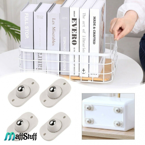Set 4 x Role Autoadezive Pentru Mutat Mobila, Cutii, Cosuri Role mobila role mutat mobila role pt mutat mobila role transport mobila role mobilier [17]