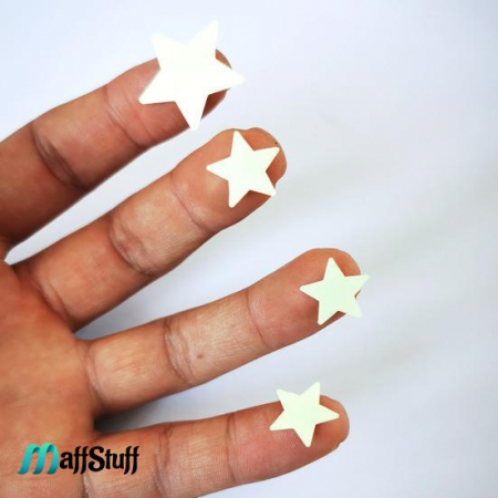 Stickere Decorative de Perete, Set 452 Stelute si Patratele Fosforescente [5]