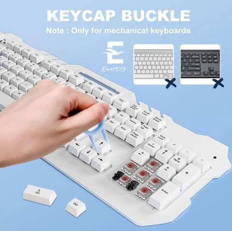 Set Curățare 7 în 1 pentru Laptop, Tastatură și Gadgeturi – Perie Multifuncțională, Duster, Extractor Taste, Spray Reîncărcabil [7]