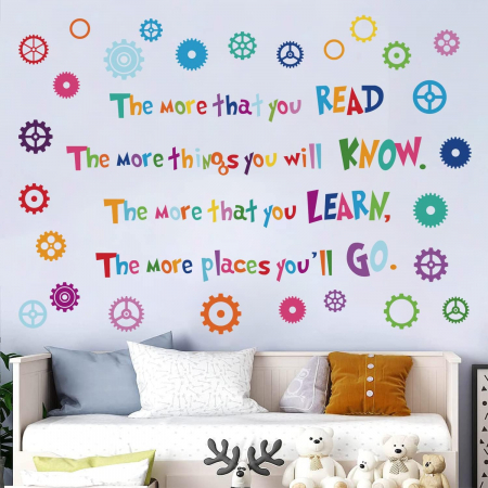 Decorațiuni - Bricolaj DIY - Sticker Autocolant de Perete cu Mesaj Motivațional