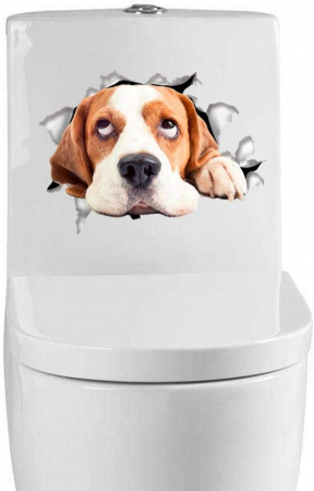 Sticker Decorativ Caine 3D [4]