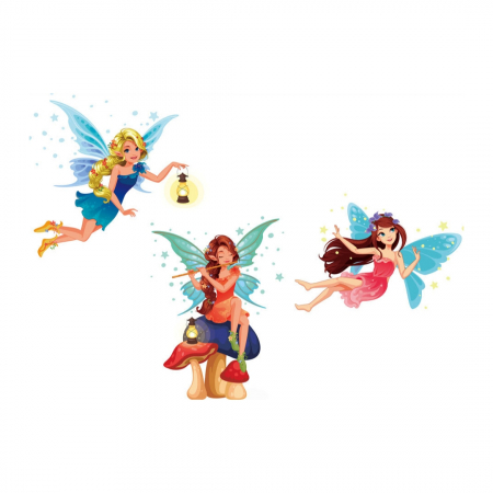 Sticker decorativ cameră copil – Trei zâne ursitoare [2]