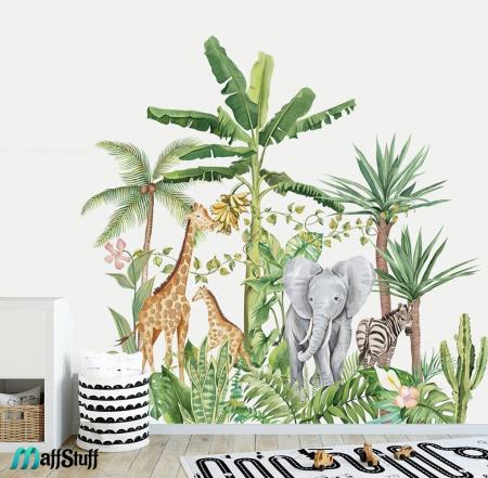 Sticker decorativ safari