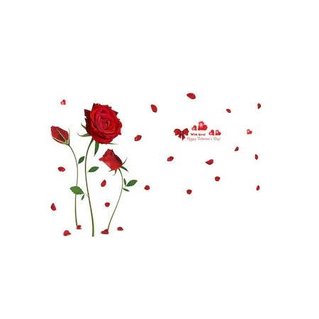 Sticker decorativ trandafiri [4]