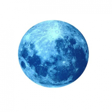 Sticker fosforescent luna [1]