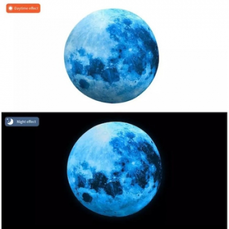 Sticker fosforescent luna [3]