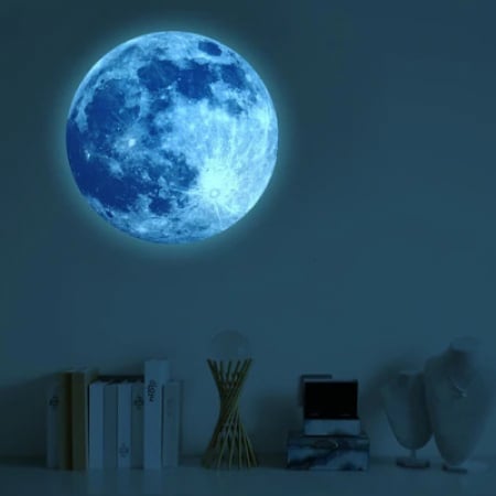 Sticker fosforescent luna [5]