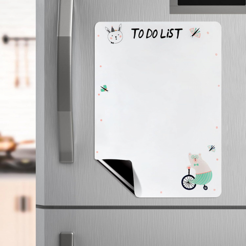 Sticker Magnetic To Do List – Organizare Task-uri, Planner & Desen pentru Frigider