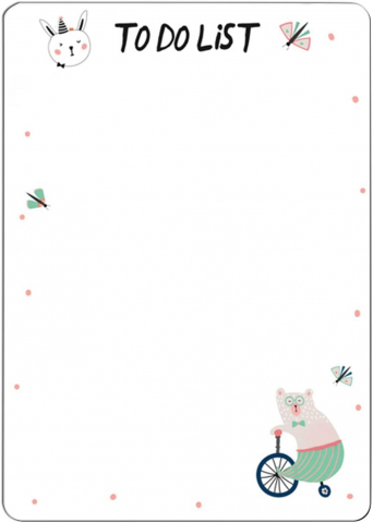 Sticker Magnetic To Do List – Organizare Task-uri, Planner & Desen pentru Frigider [1]