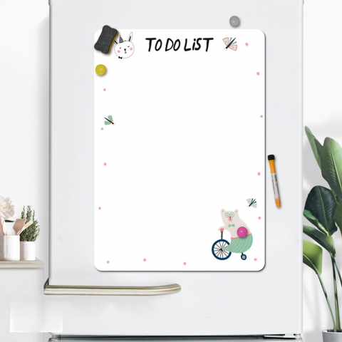 Sticker Magnetic To Do List – Organizare Task-uri, Planner & Desen pentru Frigider [9]