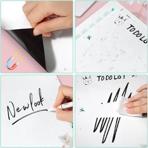 Sticker Magnetic To Do List – Organizare Task-uri, Planner & Desen pentru Frigider [10]