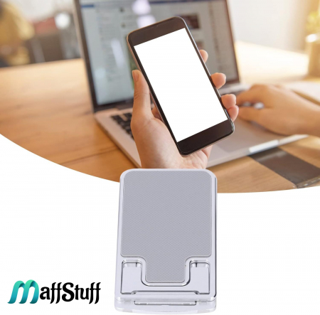 Suport birou din aluminiu pentru telefon sau tableta [3]