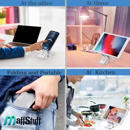 Suport birou din aluminiu pentru telefon sau tableta [5]