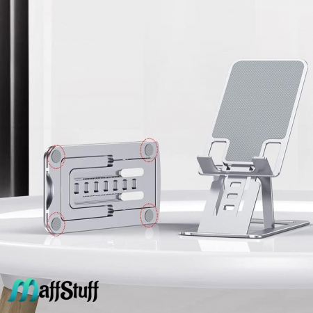 Suport birou din aluminiu pentru telefon sau tableta [1]