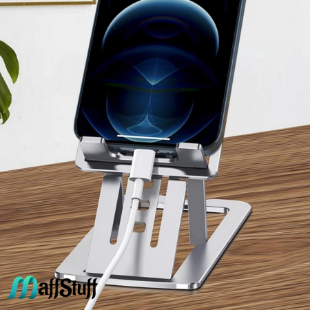 Suport birou din aluminiu pentru telefon sau tableta [6]