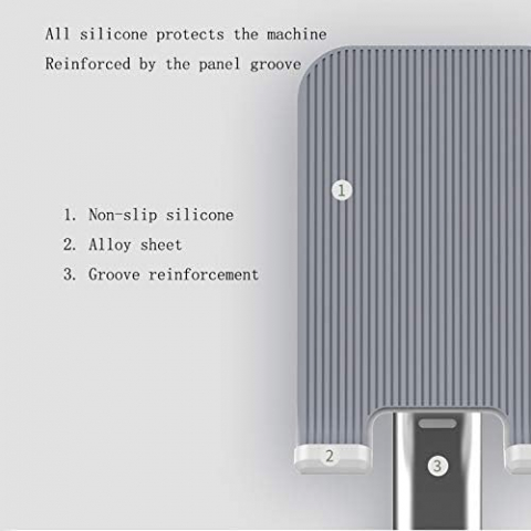 Suport Telefon și Tabletă de Birou – Reglabil, Pliabil, Portabil, Alb – Vizualizare Produs [1]
