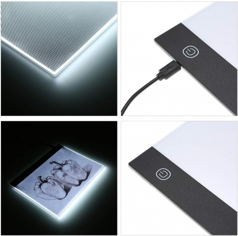 Tabletă Grafică cu LED – Iluminare Reglabilă pentru Desen, Schițe și Proiecte Creative [14]