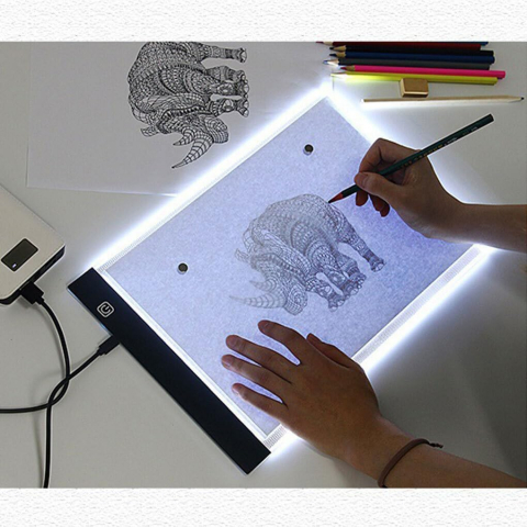 Tabletă Grafică cu LED – Iluminare Reglabilă pentru Desen, Schițe și Proiecte Creative [4]