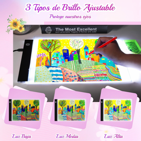 Tabletă Grafică cu LED – Iluminare Reglabilă pentru Desen, Schițe și Proiecte Creative [12]