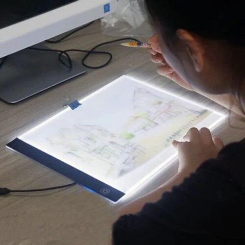 Tabletă Grafică cu LED – Iluminare Reglabilă pentru Desen, Schițe și Proiecte Creative [1]