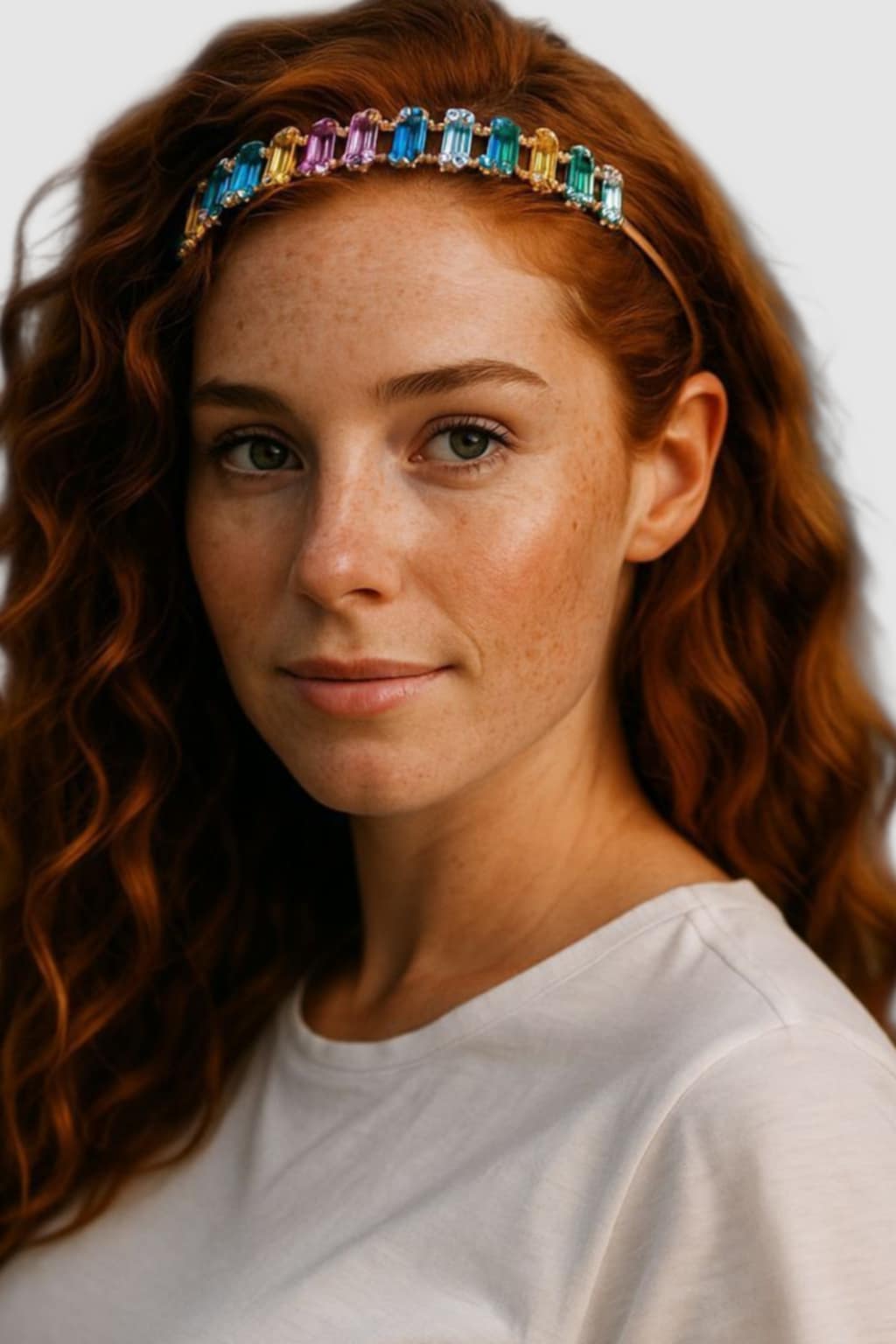 Poncho crem cu strasuri