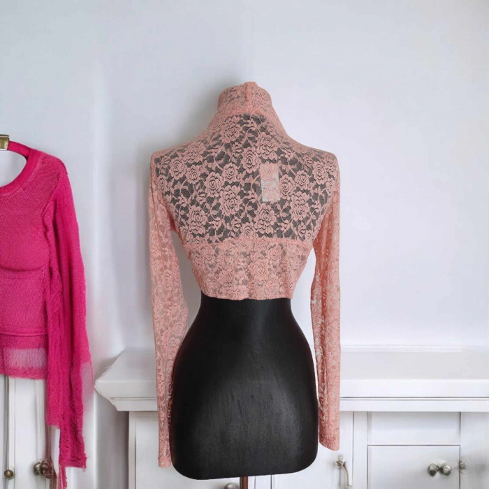 bolero-de-vara-din-dantela-roz-cu-maneci-lungi [2]