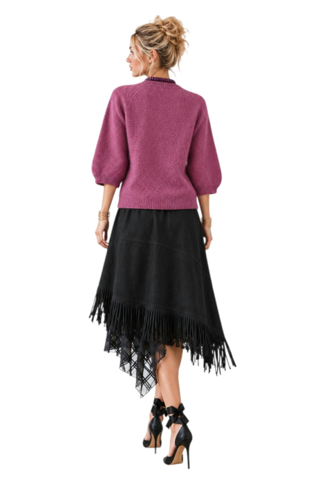 Bluza tip pulover pentru sezonul rece si decolteu rotund [3]