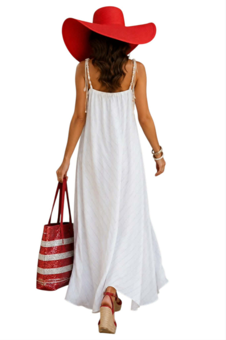 Rochie din vascoza  asimetrica cu bretele [2]