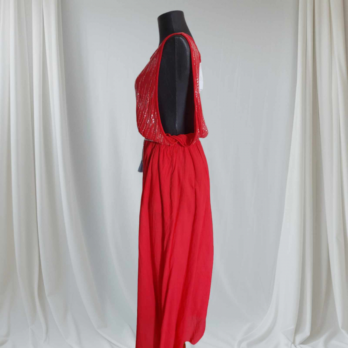 rochie-de-vara-lunga-cu-paiete-din-panza-topita [2]