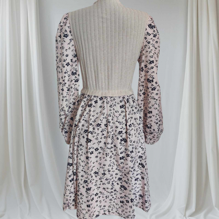 rochie-cu-imprimeu-floral-pentru-toamna-primavara [2]