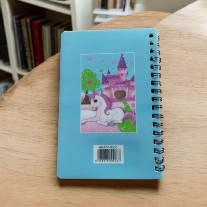 Agenda pe Spirala cu Foi Dictando si Coperti din Plastic cu Desen Unicorn [2]