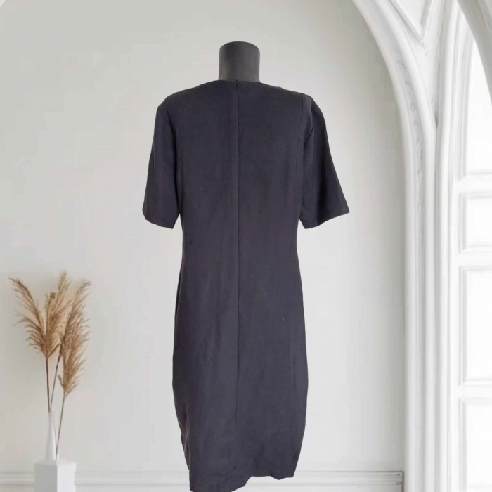 rochie-de-vara-negra-din-bumbac-cu-buzunare [2]