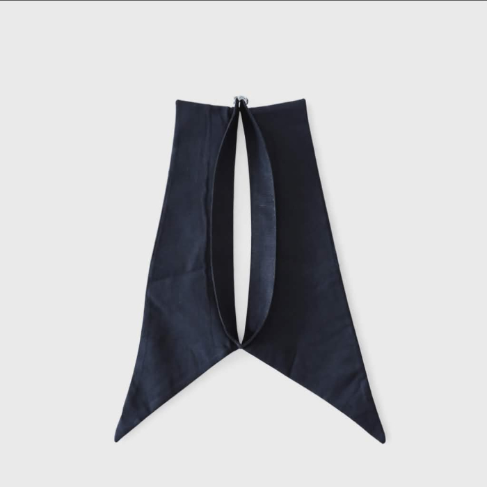 Guler ascutit elegant detasabil cu pietre argintii [3]