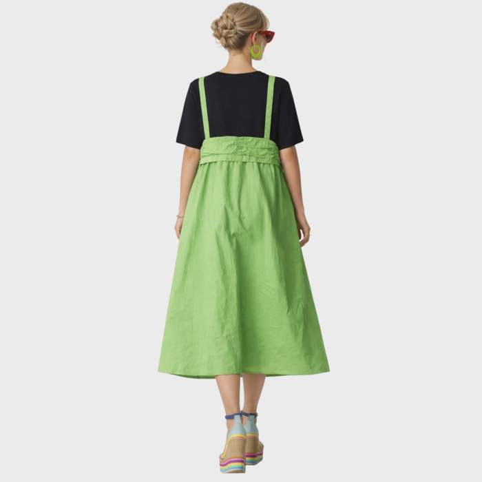 Rochie din bumbac tip sarafan model pe partea din fata [3]