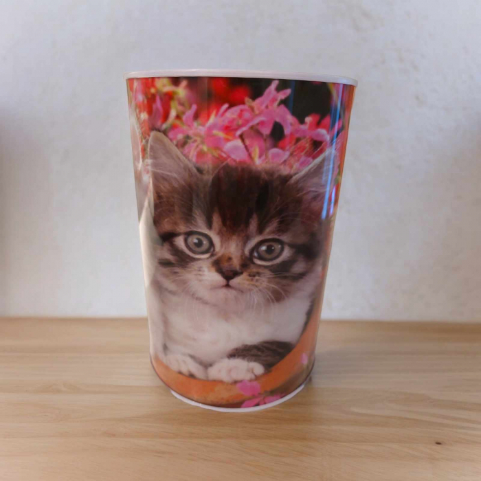 pusculita cu doua modele de pisici din metal [2]