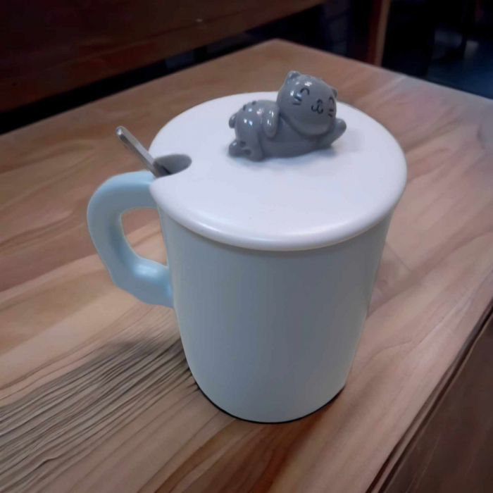 cana pisica din ceramica pentru ceai/cafea [2]
