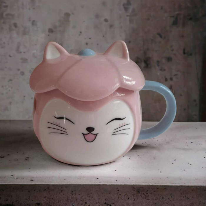 cana pisica din ceramica cu capac [1]