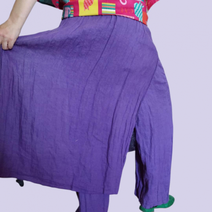 Bluza Tip Poncho din Bumbac cu Imprimeu Pisici Colorate [3]