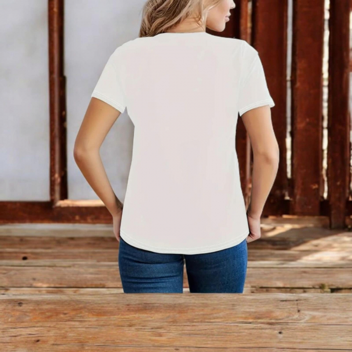 Tricou pe Fond Alb cu Imprimeub Pisica Neagra Scumpa [2]