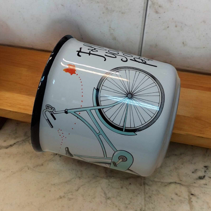 cana din ceramica desen bicicleta [2]