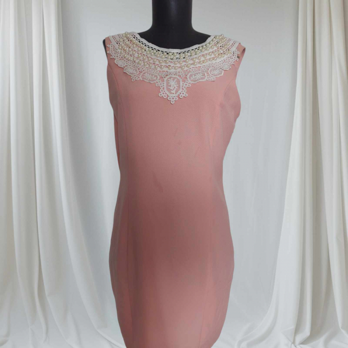 rochie-office-roz-pal-cu-fermoar-pe-umeri [3]