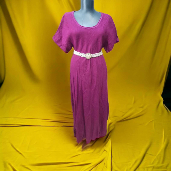 Rochie de Vara Lunga din In Asimetrica [3]