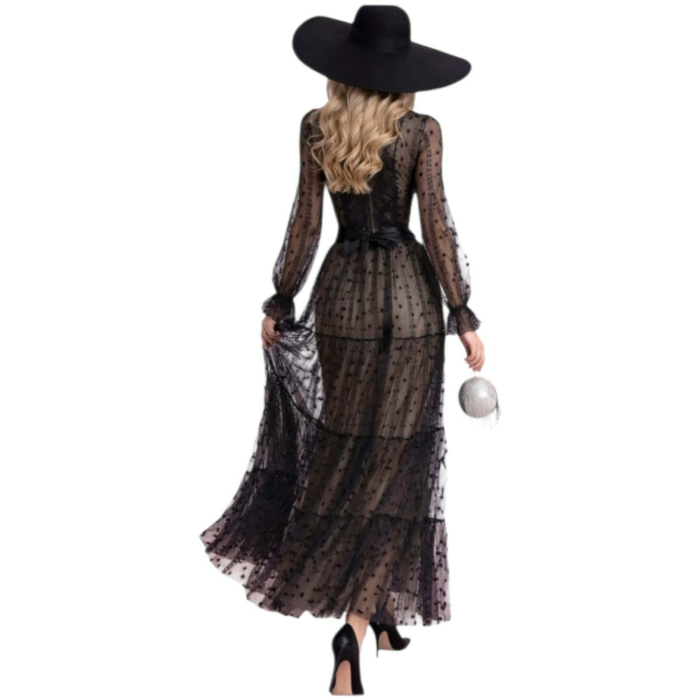 Rochie lunga din dantela pentru ocazii speciale [2]