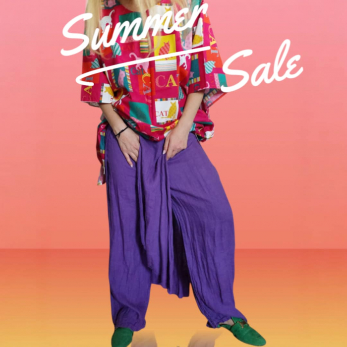 Bluza de Vara din Bumbac Stranse in Talie si Guler Tunica [3]