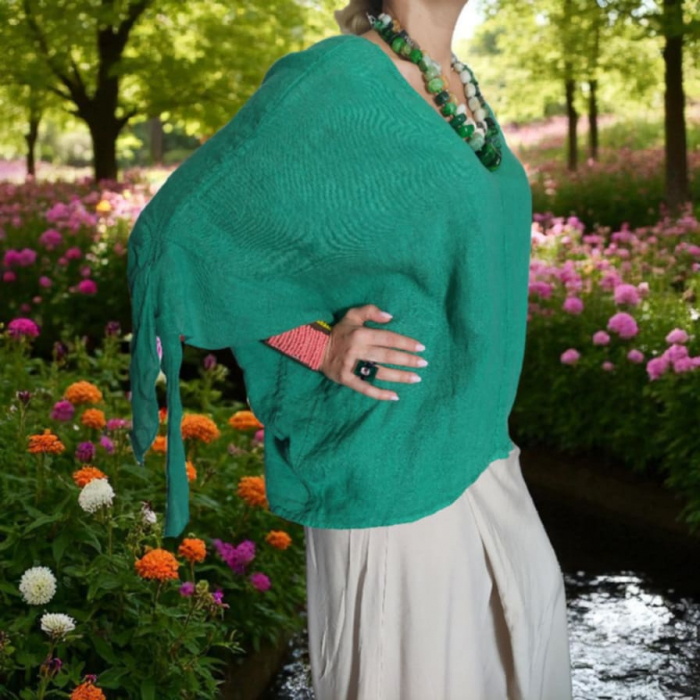 Bluza de Vara din In Fluture [3]