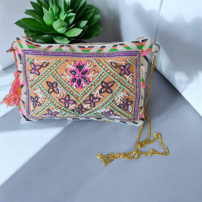Bluza din in cu aspect zdrenturos decolteu rotund [6]
